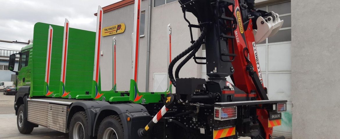 Eko Step Pellet preuzeo šumarsku nadgradnju sa Palfinger Epsilon dizalicom