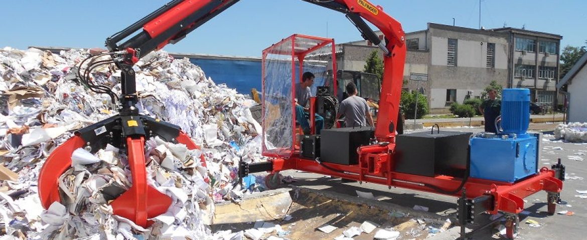 Mala mašina za prikupljanje papira