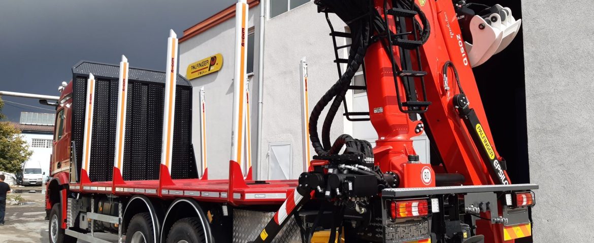 Šumarska nadgradnja sa EPSILON Q150Z96 dizalicom za RZIS Džokej