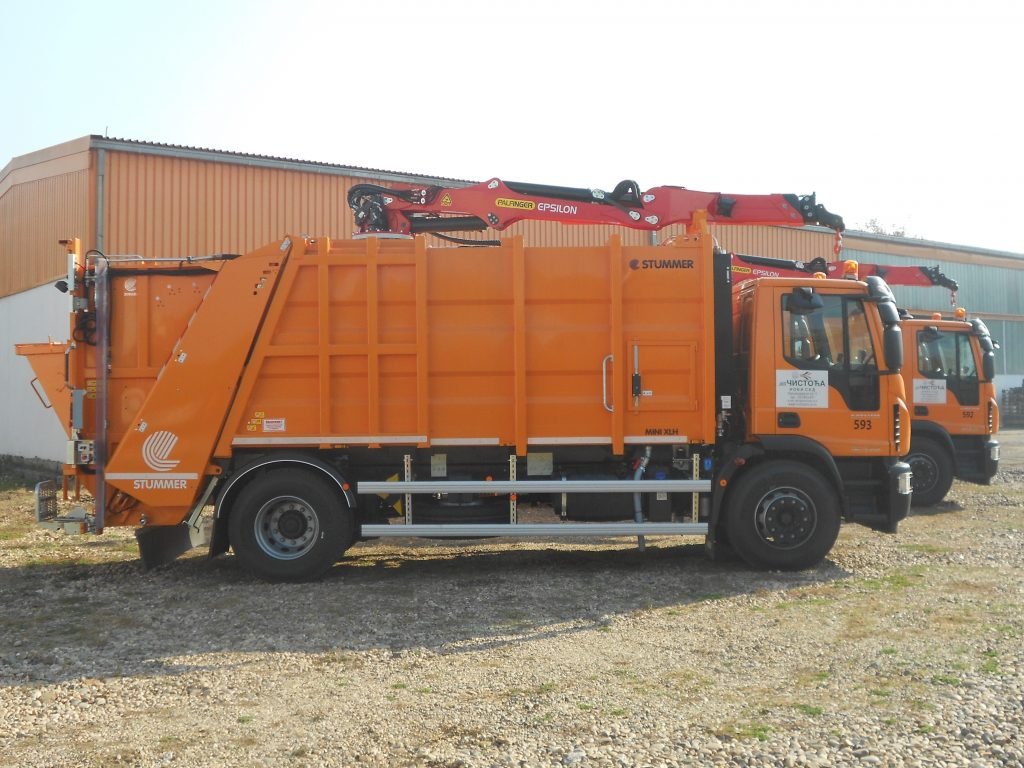 Nova vozila sa Palfinger Epsilon dizalicama za JKP Čistoća Novi Sad