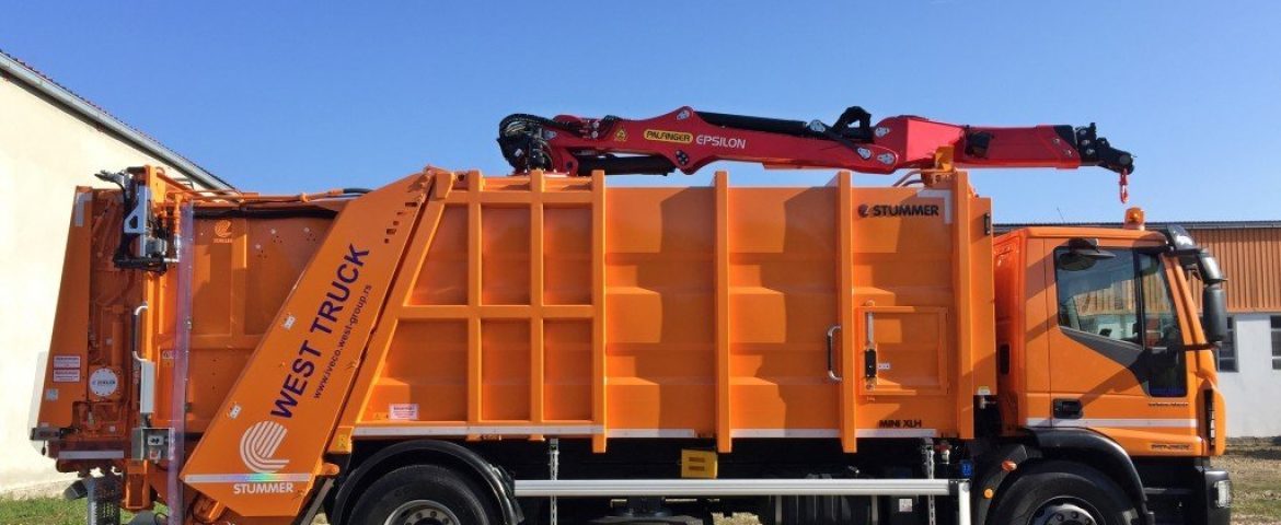 Ugradnja dizalice Palfinger Epsilon C70G77 za JKP Čistoća Novi Sad