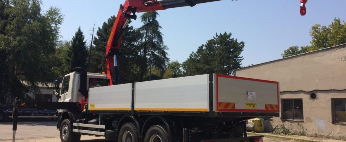 Palfinger dizalica PK 36502 B za JKP Beogradski vodovod i kanalizacija